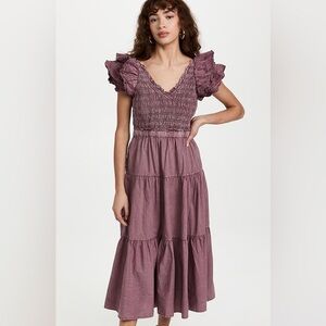 Sea New York Purple Midi Dress